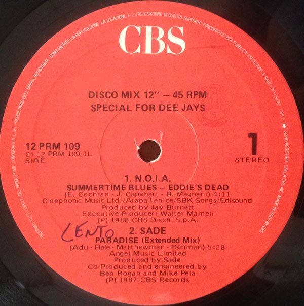Various - Special For Dee Jays | CBS (12 PRM 109) - main