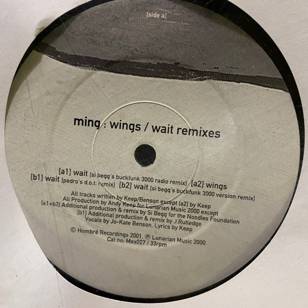 Ming - Wings / Wait Remixes | Hombré (Mex027)