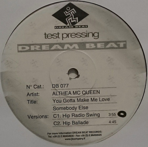 Althea McQueen - You Gotta Make Me Love Somebody Else | Dream Beat (DB 077) - 3 Althea McQueen - You Gotta Make Me Love Somebody Else | Dream Beat (DB 077) - 3