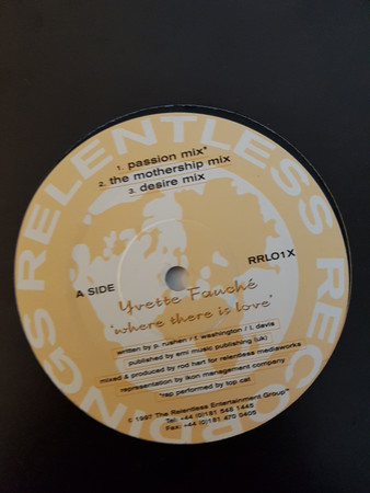 Yvette Fauche - 'Where There Is Love' | Relentless Recordings (RRL01X) - 2 Yvette Fauche - 'Where There Is Love' | Relentless Recordings (RRL01X) - 2