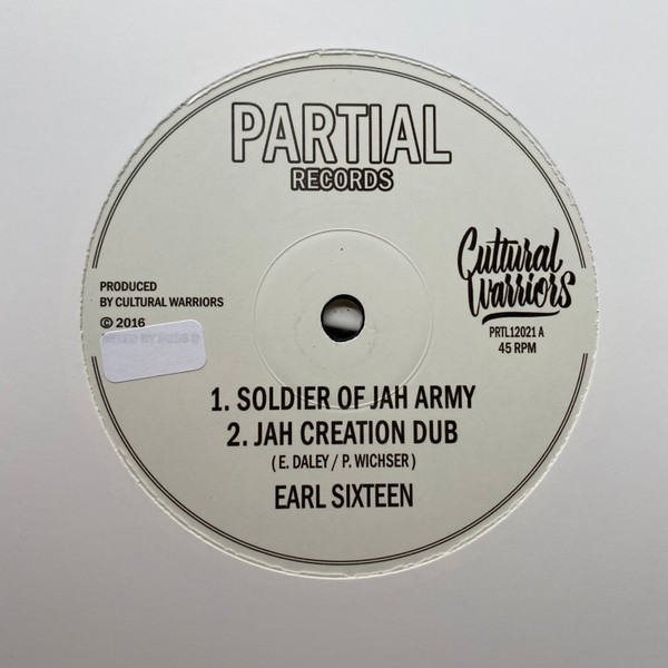 Earl Sixteen , Cultural Warriors - Soldier of Jah Army | Partial Records (PRTL12021)
