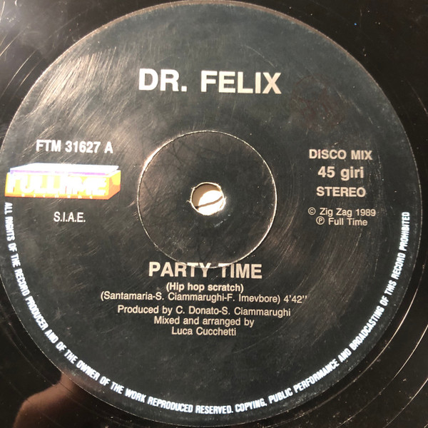 Dr. Felix - Party Time-Coming Back | Full Time Records (FTM 31627) - 3