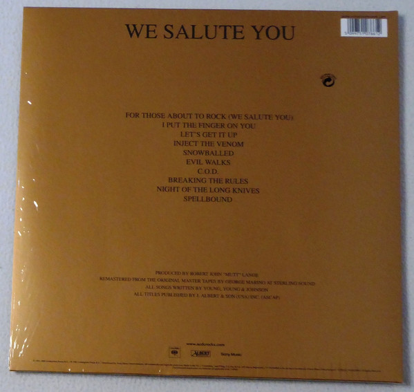 For Those About To Rock (We Salute You)
