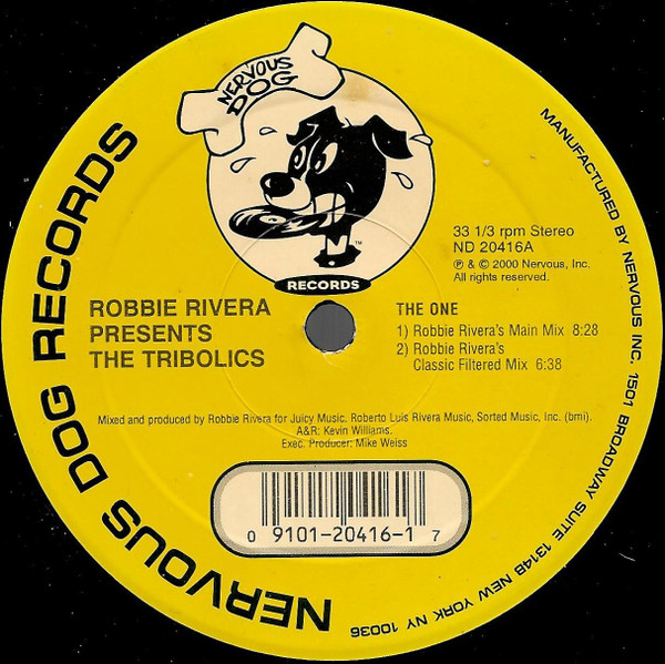 Robbie Rivera Presents The Tribolics - The One | Nervous Dog Records (ND 20416) - main Robbie Rivera Presents The Tribolics - The One | Nervous Dog Records (ND 20416) - main