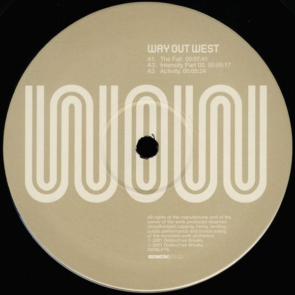 Way Out West - Intensify | Distinct'ive Breaks (DISNLP76) - 3