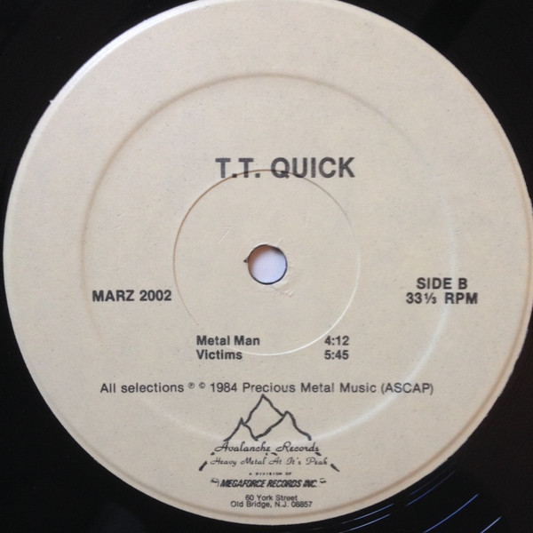 TT Quick - TT Quick | Megaforce Records (MARZ-2002) - 4 TT Quick - TT Quick | Megaforce Records (MARZ-2002) - 4