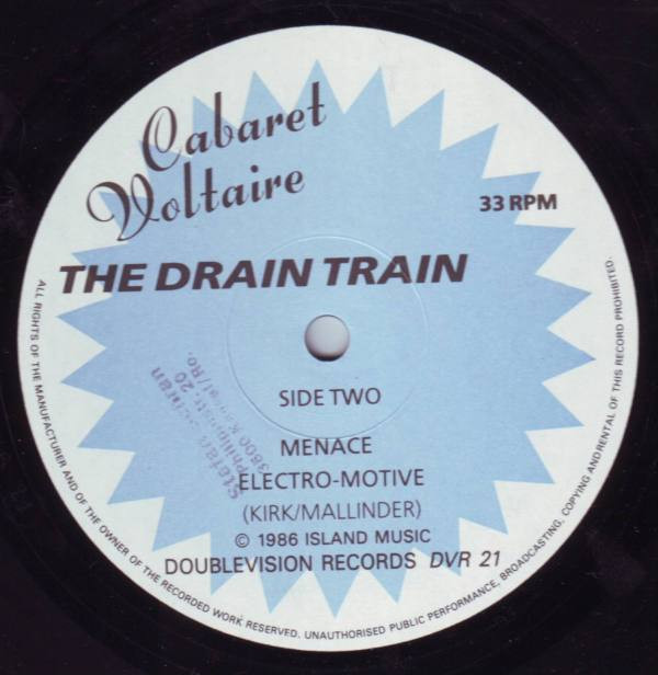 Cabaret Voltaire - The Drain Train | Doublevision (DVR 21) - 4