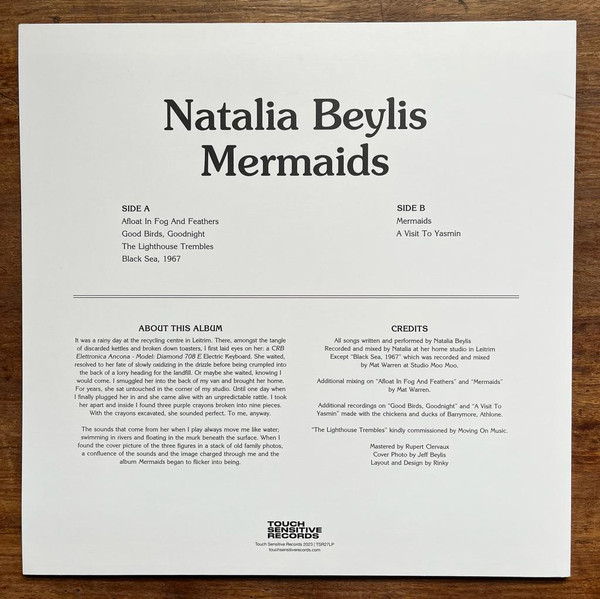 Natalia Beylis - Mermaids | Touch Sensitive Records (TSR27LP) - 3 Natalia Beylis - Mermaids | Touch Sensitive Records (TSR27LP) - 3