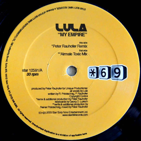 Lula - My Empire | Star 69 Records (star 12591) - 4 Lula - My Empire | Star 69 Records (star 12591) - 4