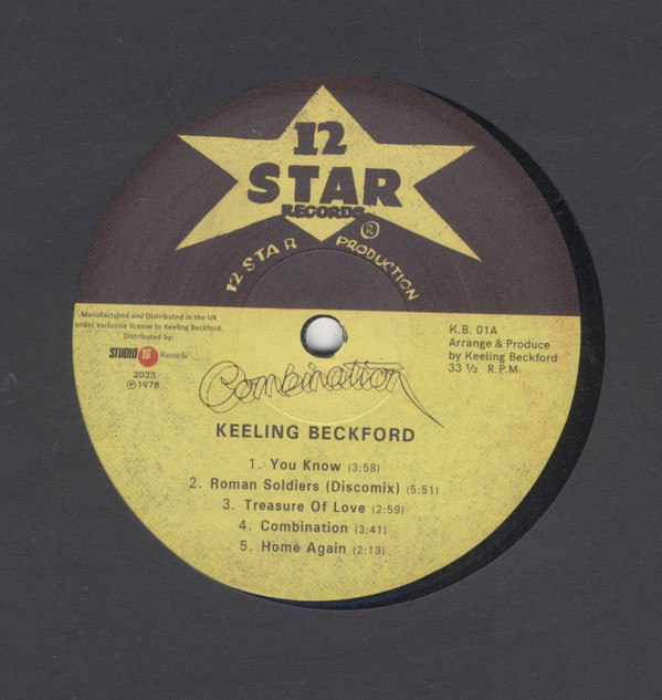 Keeling Beckford - Combination | 12 Star Records (KB-01) - 3