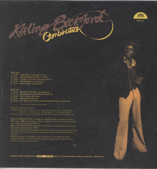 Keeling Beckford - Combination | 12 Star Records (KB-01) - 2