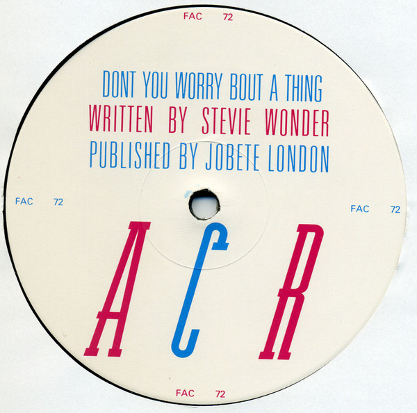 ACR - I Need Someone Tonite | Factory (FAC 72) - 4