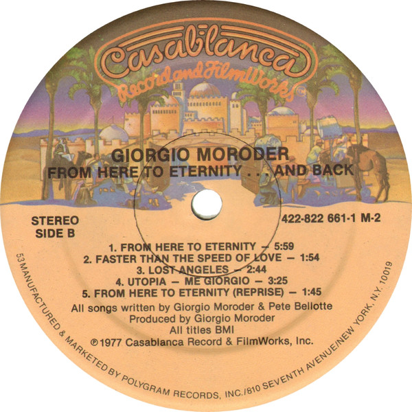 Giorgio Moroder - From Here To Eternity ... And Back | Casablanca (822 661-1 M-2) - 4 Giorgio Moroder - From Here To Eternity ... And Back | Casablanca (822 661-1 M-2) - 4