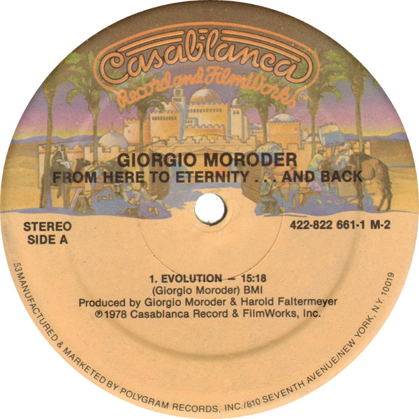 Giorgio Moroder - From Here To Eternity ... And Back | Casablanca (822 661-1 M-2) - 3 Giorgio Moroder - From Here To Eternity ... And Back | Casablanca (822 661-1 M-2) - 3