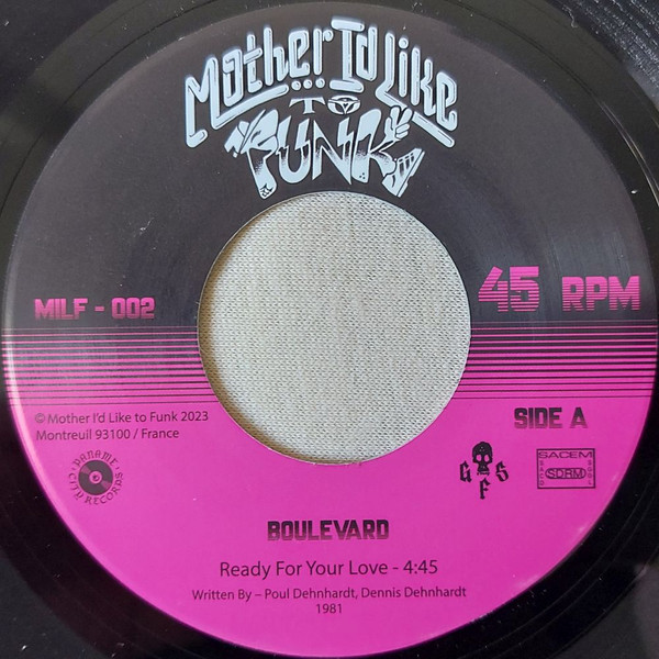 Boulevard - Ready For Your Love | Mother I'd Like To Funk (MILF-002) - 2 Boulevard - Ready For Your Love | Mother I'd Like To Funk (MILF-002) - 2