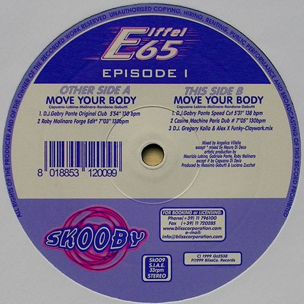 Eiffel 65 - Episode I | Skooby Records (SK009) - 4 Eiffel 65 - Episode I | Skooby Records (SK009) - 4