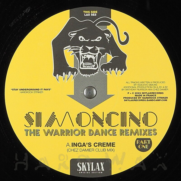 Simoncino - The Warrior Dance Remixes Part One | Skylax Special Edition (LAX SE5)