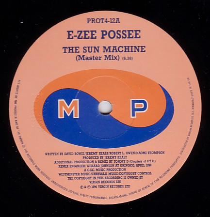 E-Zee Possee - The Sun Machine | More Protein (PROT 412) - 2 E-Zee Possee - The Sun Machine | More Protein (PROT 412) - 2