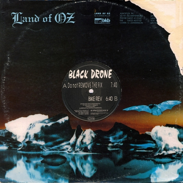 Black Drone - Do Not Remove The Fix / Bike Rev | Land Of Oz (VINYLLAND 0014) - 4