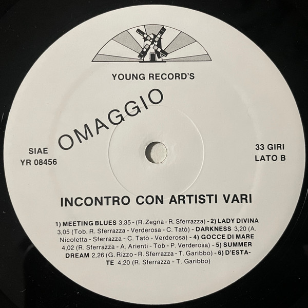 Various - Incontro Con Artisti Vari | Young Records (YR 08456) - 3 Various - Incontro Con Artisti Vari | Young Records (YR 08456) - 3
