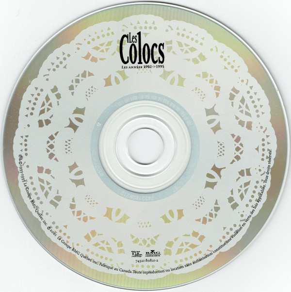 Les Colocs - Les Années 1992-1995 | Vik Recordings (74321-80821-2) - 3 Les Colocs - Les Années 1992-1995 | Vik Recordings (74321-80821-2) - 3