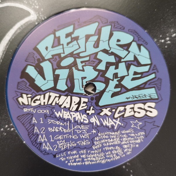 DJ Nightmare  &  DJ X-Cess - Weapons On Wax EP | Return Of The Vibe (ROTV 010)