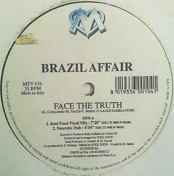 Brazil Affair - Face The Truth | Molotov Records (MTV 036) - 2 Brazil Affair - Face The Truth | Molotov Records (MTV 036) - 2