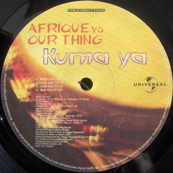 Afrique vs Our Thing - Kuma Ya | Definitiva (DEF 019) - 3