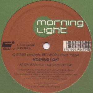 G-Starr Presents Big World Feat. Inusa Dawuda - Morning Light | Morning Light (M-LIGHT 000) - main