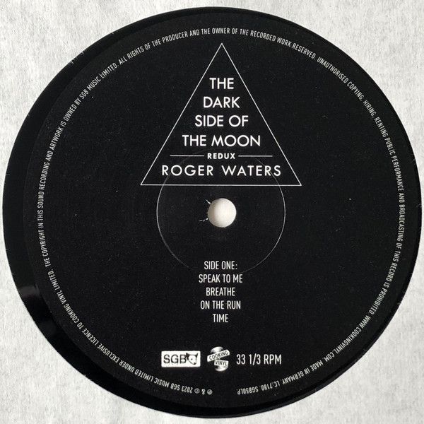 Roger Waters - The Dark Side Of The Moon Redux (2LP) [Vinyl] | Cooking Vinyl (SGB50LP) - 5