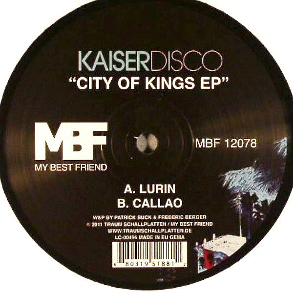 Kaiserdisco - City Of Kings EP | My Best Friend (MBF 12078) - main Kaiserdisco - City Of Kings EP | My Best Friend (MBF 12078) - main