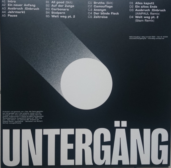 Weltuntergäng - Der Aufstieg und Fall der Weltuntergäng | Daily Concept (DC054) - 2 Weltuntergäng - Der Aufstieg und Fall der Weltuntergäng | Daily Concept (DC054) - 2