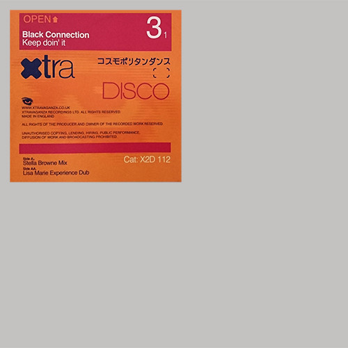 Black Connection - Keep Doin' It | XtraDisco (X2D 112)