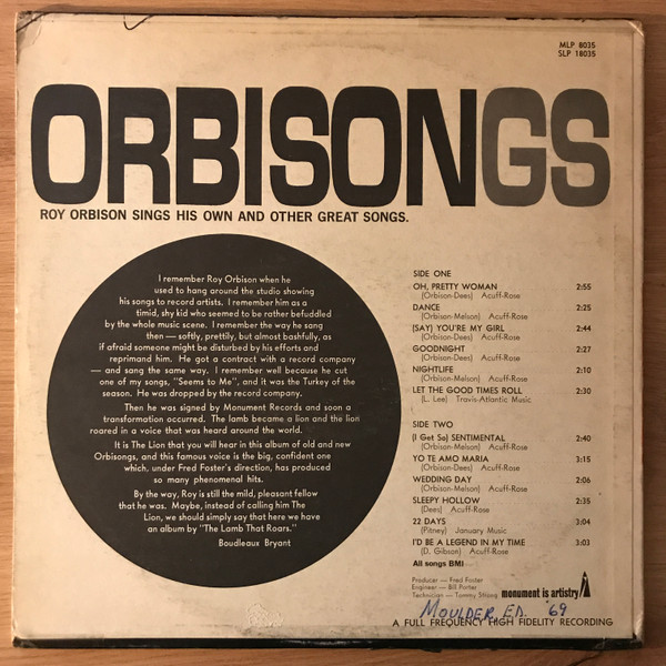 Orbisongs