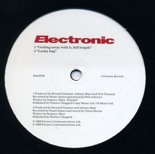 Electronic - Getting Away With It... | Factory (Fac257) - 4