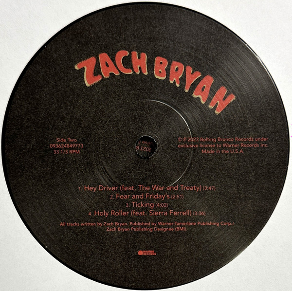 Zach Bryan - Zach Bryan | Warner Records (093624849773) - 4 Zach Bryan - Zach Bryan | Warner Records (093624849773) - 4