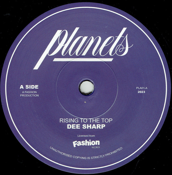 Dee Sharp - Rising To The Top | Planets (PLAO1) - main