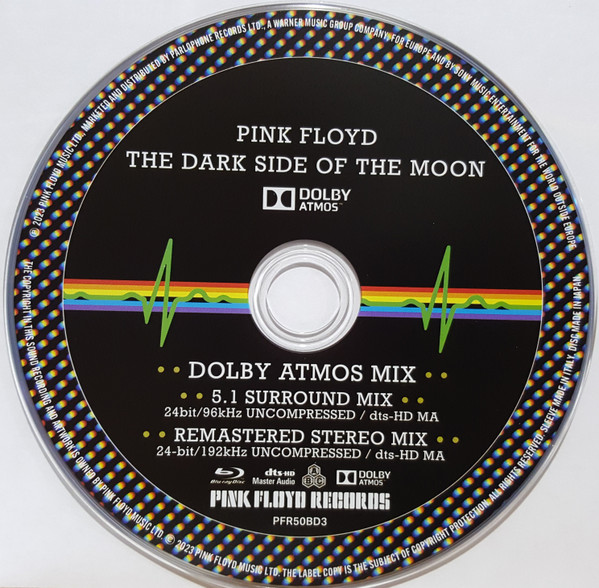Pink Floyd - The Dark Side Of The Moon - Dolby Atmos | Pink Floyd Records (PFR50BD3) - 3 Pink Floyd - The Dark Side Of The Moon - Dolby Atmos | Pink Floyd Records (PFR50BD3) - 3
