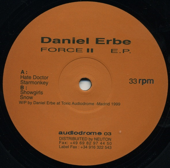 Daniel Erbe - Force II E.P. | Audiodrome (audiodrome 03) - 2