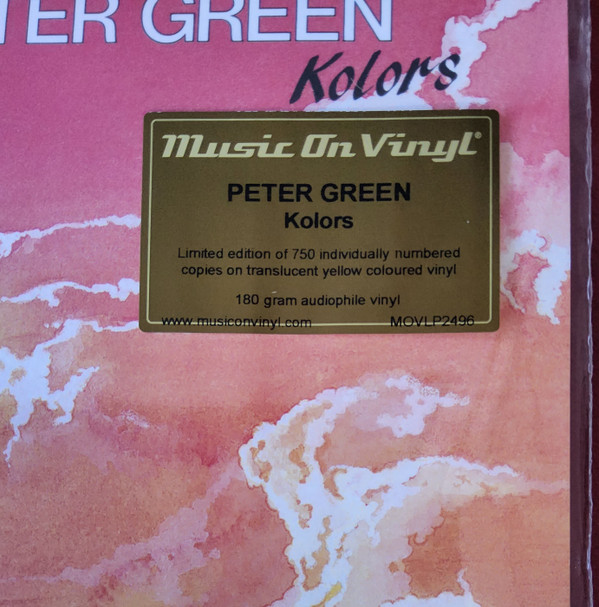 Peter Green - Kolors | Music On Vinyl (MOVLP2496) - 2