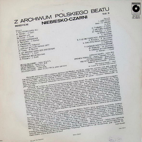 Niebiesko-Czarni - Niebiesko-Czarni | Polskie Nagrania Muza (SX 2212) - 2 Niebiesko-Czarni - Niebiesko-Czarni | Polskie Nagrania Muza (SX 2212) - 2