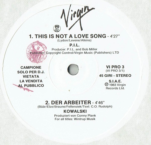 Various - Only For Dee Jays | Virgin (VI PRO 3)