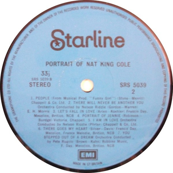 Portrait Of Nat King Cole