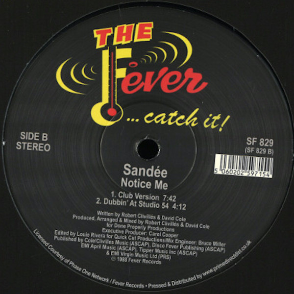 Sandée - Notice Me | Fever Records (SF 829) - 2 Sandée - Notice Me | Fever Records (SF 829) - 2