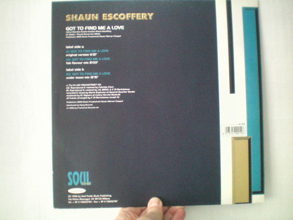 Shaun Escoffery - Got To Find Me A Love | Soul Trade (ST 004) - 2