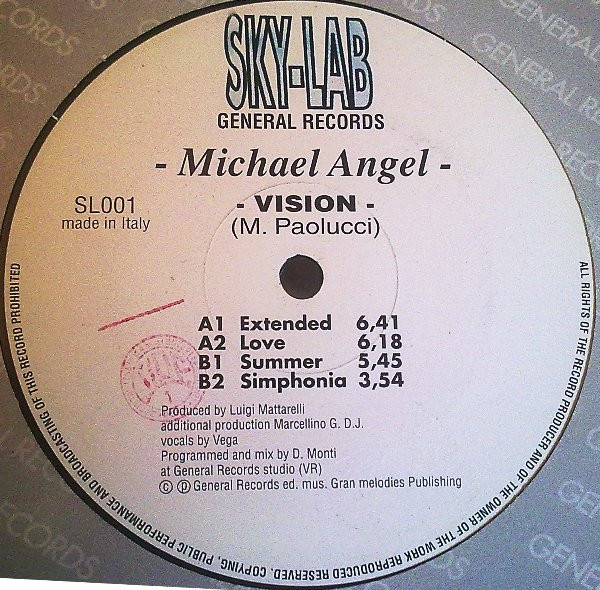 Michael Angel - Vision | Sky-Lab (SL 001) - main Michael Angel - Vision | Sky-Lab (SL 001) - main