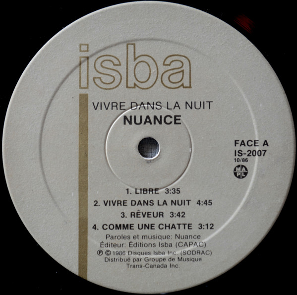 Nuance - Vivre Dans La Nuit | ISBA (IS-2007) - 3