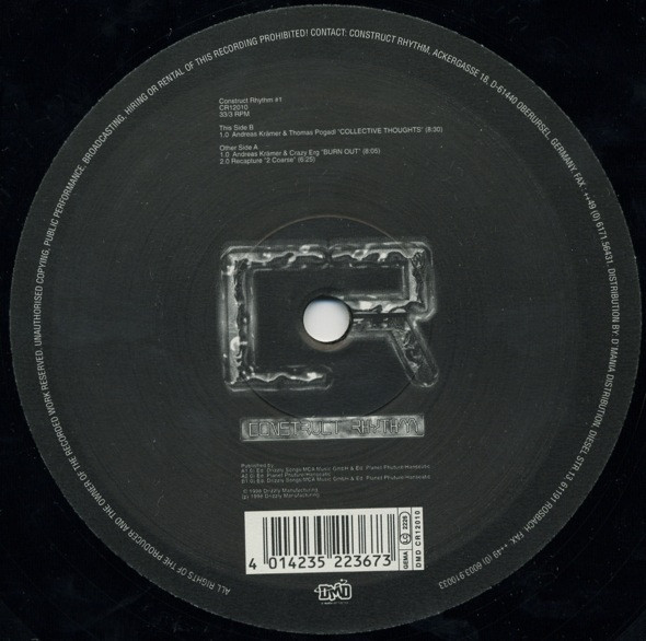 Various - Construct Rhythm #1 | Construct Rhythm (CR12010)