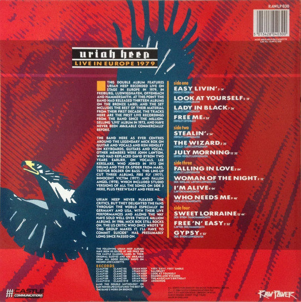 Live In Europe 1979