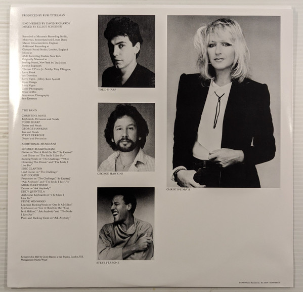 Christine McVie - Christine McVie | Warner Records (RCV1 25059) - 3 Christine McVie - Christine McVie | Warner Records (RCV1 25059) - 3